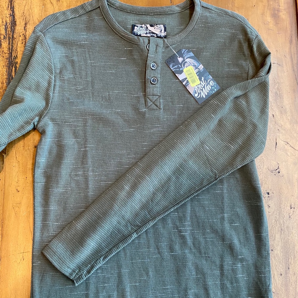 3/$15 Boys First Wave Henley Top (10-12)